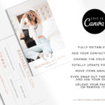 Photography Business Card Design Template, DIY Photo Business Card Template, Modern Editable Business Calling Card, Digital Company Card