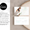 Business Card Design Template, Photography Photo Business Card Template, DIY Modern Real Estate Editable Business Calling Card, Realtor Card