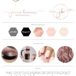 Rose Gold Photography Logo Marketing Package