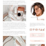 Website Blog Template Kit, Ultimate Branding Kit, Premade website elements, Website Social Media Package
