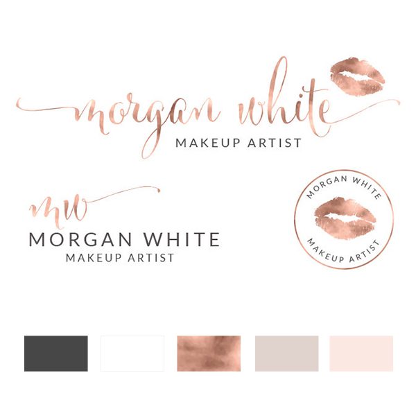 Morgan White Logo Set Macarons And Mimosas