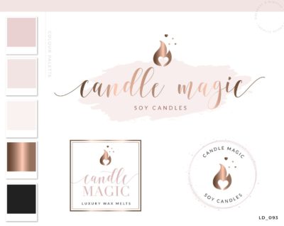 Candle Shop Logo Design
