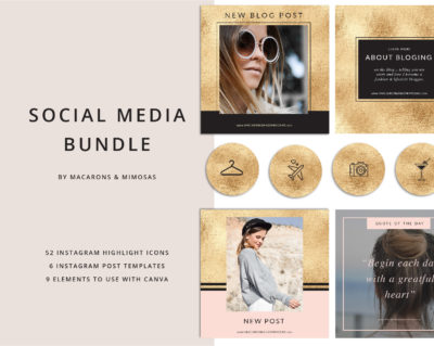 52 Gold Instagram Story Highlights Icons, Yellow Gold Instagram Story Template Bundle, Instagram Highlights, Fashion, Beauty, Lifestyle