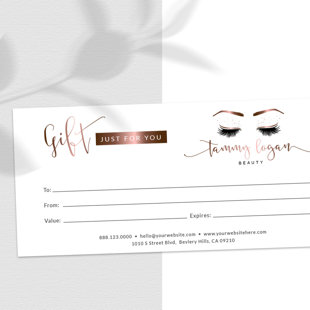 Custom Zazzle Gift Certificates by Macarons and Mimosas