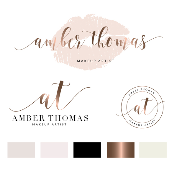 Amber Thomas Logo Set • Macarons and