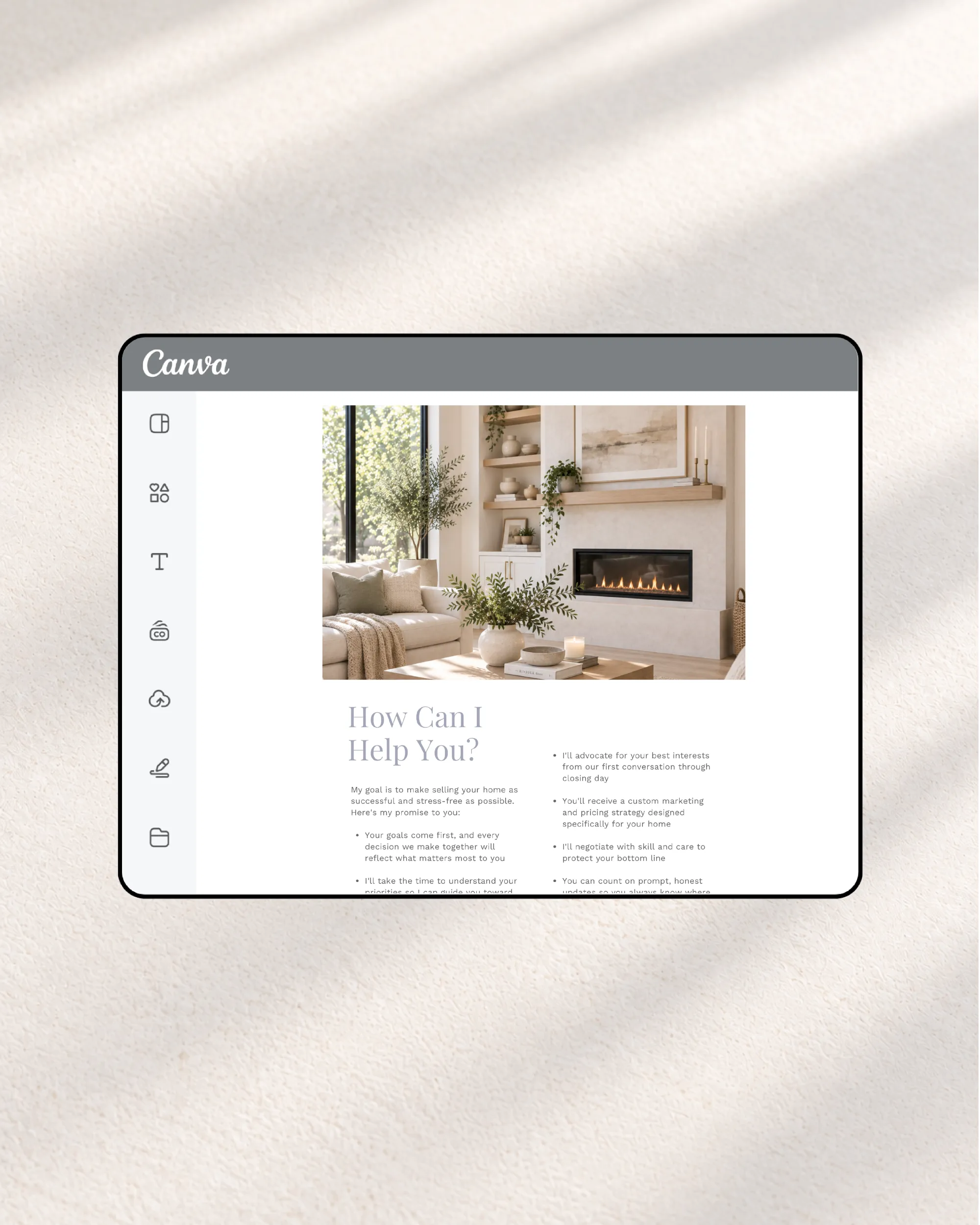 Real Estate Sellers Guide Template for Canva, 16 page Professional Market Listing Presentation Moving and Listing Checklist Guide Packet