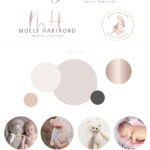 Doula logo, pregnancy baby birth Logo and Branding, Midwife Premade Branding Kit, Newborn Coaching and Maternity Watermark Package