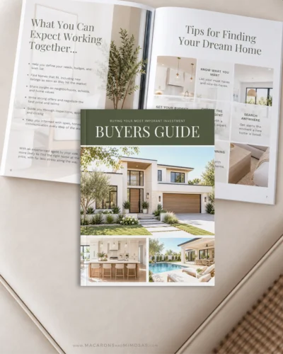 Sage Green Real Estate Buyers Guide Template for Canva, Listing Presentation 16-page Home packet with Questionnaire
