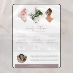 Photography pricing guide Canva template for photographers presenting services professionally