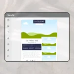 Editable Canva digital open house flyer for realtors