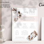 Wedding Photography Pricing Guides Kit, Canva Photographer Price List, Pricing Guide Template, Wedding Photographer Logo Branding