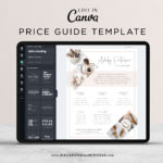 Wedding Photography Pricing Guides Kit, Canva Photographer Price List, Pricing Guide Template, Wedding Photographer Logo Branding