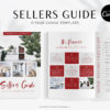 Sellers Guide Template, Real Estate Presentation Marketing Listing for Canva, 11 Page Home Selling Packet Moving and Listing Checklist Guide