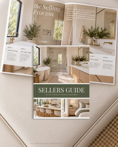 Modern Sage green Real Estate Sellers Guide Template for Canva, 16 page Professional Market Listing Presentation Moving and Listing Checklist Guide Packet
