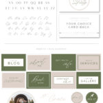 Circle Photography Logo Design, Circle Watercolor Premade logo, Branding kit, Custom Watermark Stamp for Small Business, Mixing Font Styles