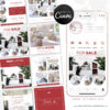 Real Estate Instagram Templates, Real Estate Marketing for Canva, 8 Social Media Templates Facebook and Instagram Realty Real Estate Agents brokers and more