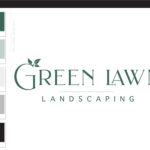Leaf Logo, Lawn Care Logo, Landscaping Logo Design, Tree Logo, Garden Blog, Organic Brand, Plant Logo, Business Branding, Botanical Logo