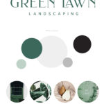 Lawn Care Logo, Landscaping Service Logo Design, Tree Logo, Garden Blog, Organic Brand, Plant Logo, Small Business Branding, Botanical Logo
