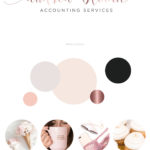 Calculator Logo, Accounting Logo Design, Bookkeeping Logo, Tax Prep & CPA Branding Kit, Copywriter Logo Feminine Business Logo Design