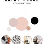 Accounting Logo Design, Bookkeeping Logo Calculator Receipt, Tax Prep & CPA Branding Kit, Copywriter Logo Feminine Business Logo Design