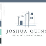 Architect Logo, Real Estate Logo, House Frame Realtor, Construction Home Builder & Interior Design Logo, Modern Business Branding,