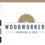 Woodworking logo, Carpentry Logo Design, Home Repair Services Logo, Handyman Logo, Masculine Branding Kit, Saw Blade Logo, Flooring Roofing