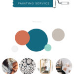 Painter Logo, Paint Brush Logo Design, Paint Roller Home Repair logo, House Painting, Handyman Logo, Masculine Branding Kit, Home Inspection