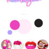 Neon Pink Logo Design, Glitter Holographic Beauty Logo and Watermark, Premade logo, Photography Branding Kit, Lash and Salon Logo