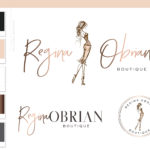 Fashion Logo Design, Fashion Blogger Influencer Branding Kit, Boutique Website Branding Logo Watermark, Premade Girl Fashion Logo