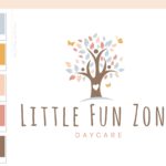 Boho Tree Logo Design, Daycare Child Care Logo, Baby Boutique Watermark, Butterfly Photography Branding Kit, Mental Health Logo Branding