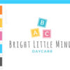 Building Blocks Logo Design, ABC Daycare Child Care Baby Boutique Logo and Watermark, Block Photography Branding Kit, Kids Logo Branding
