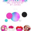 Holographic Logo Design, Unicorn Rainbow Neon Pink Beauty Logo and Watermark, Premade logo, Photography Branding Kit, Lash Salon Logo