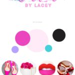 Neon Holographic Logo Design, Unicorn Rainbow Glow Pink Beauty Logo and Watermark, Premade logo, Photography Branding Kit, Lash Salon Logo