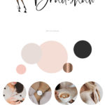Fashion Girl Logo Design, Personal Stylist Blogger Influencer Branding Kit, Boutique Website Branding Logo Watermark, handdrawn Girl Logo
