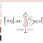 Personal Stylist Logo Design, Fashion Blogger Influencer Branding Kit, Boutique Website Branding Logo Watermark, Premade Girl Fashion Logo