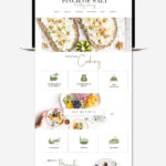 Food Blog Logo Makeover, Cooking Branding Blog Kit, Website Design Kit, Yummy Recipe Business, Web Buttons for Bloggers