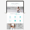 Fitness Wordpress Theme, Personal Trainer Logo Website Theme, Studio Press Theme