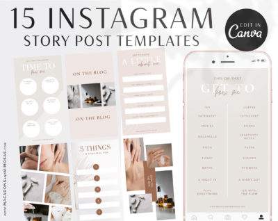 Best Instagram Story Templates & Banners for Canva, Story Engagement Instagram Templates, Infuenser Templates, Creative Instagram Templates