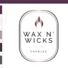 Candle Label Logo Design, Flame Wick Candle Boutique Logo Branding Package, Small business Brand Design, Healing Spiritual Decor logo