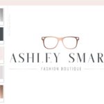 Eyeglasses Logo, Sunglasses with Heart Branding, Fashion Blogger Influencer Logo Branding Kit, Glasses Boutique Logo Watermark Design
