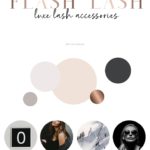Eyelash Logo Design, Lash Technician Branding Kit for Beauty Salon Artists and Bloggers, Premade Mink Eyelash Logo Template for Brows