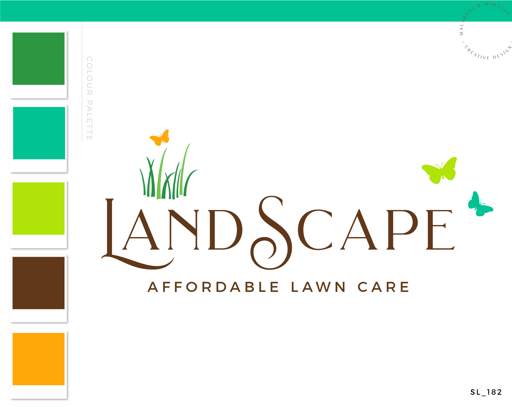 Landscape Logo Design Macarons And, Landscape Logo Design