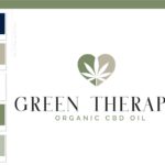CBD Oil Logo, Cannabis Logo, Marijuana Dispensary Logo, Health Weed Logo, THC Logo Branding for Smoke Shop, Organic Nature Leaf Watermark
