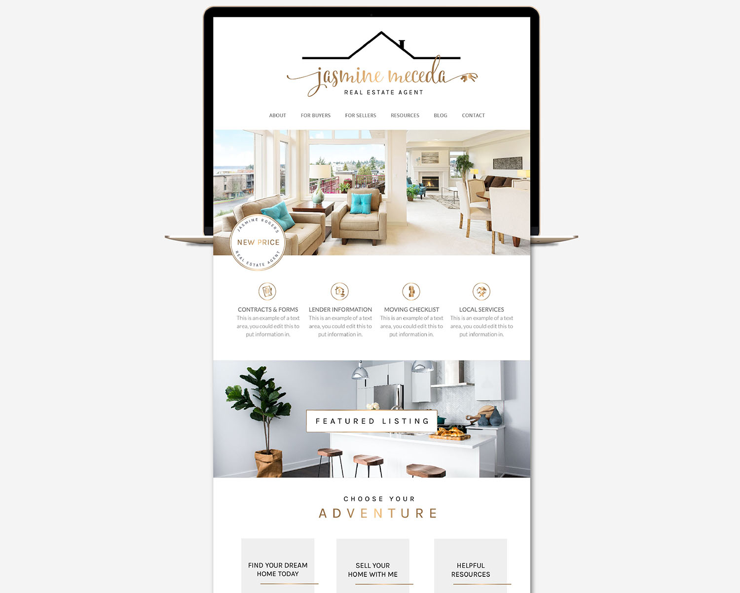Real Estate Website Template, Real Estate Wordpress Theme, Realtor Website, Realty Company Website, Web Kit for Real Estate Agents