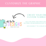 Arts and crafts logo templates for tumbler and t-shirt business. The perfect tumbler logo design to style your handmade small business!