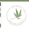 Cannabis Logo, Marijuana Logo, Health Weed Logo, CBD Oil Logo Design, THC Logo Branding for Smoke Shop, Organic Nature Leaf Logo Watermark