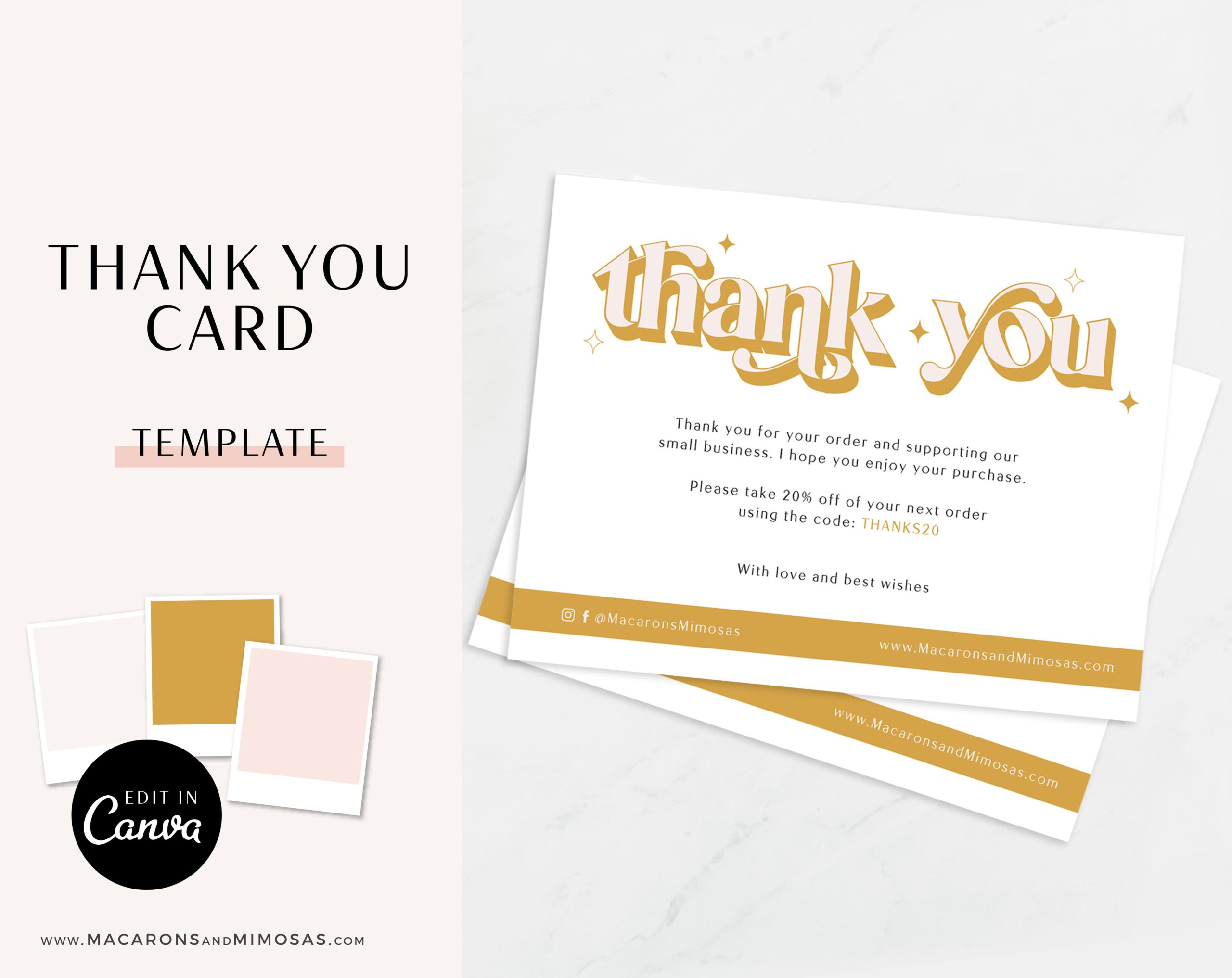 Watercolor Thank You Cards - Houseful of Handmade