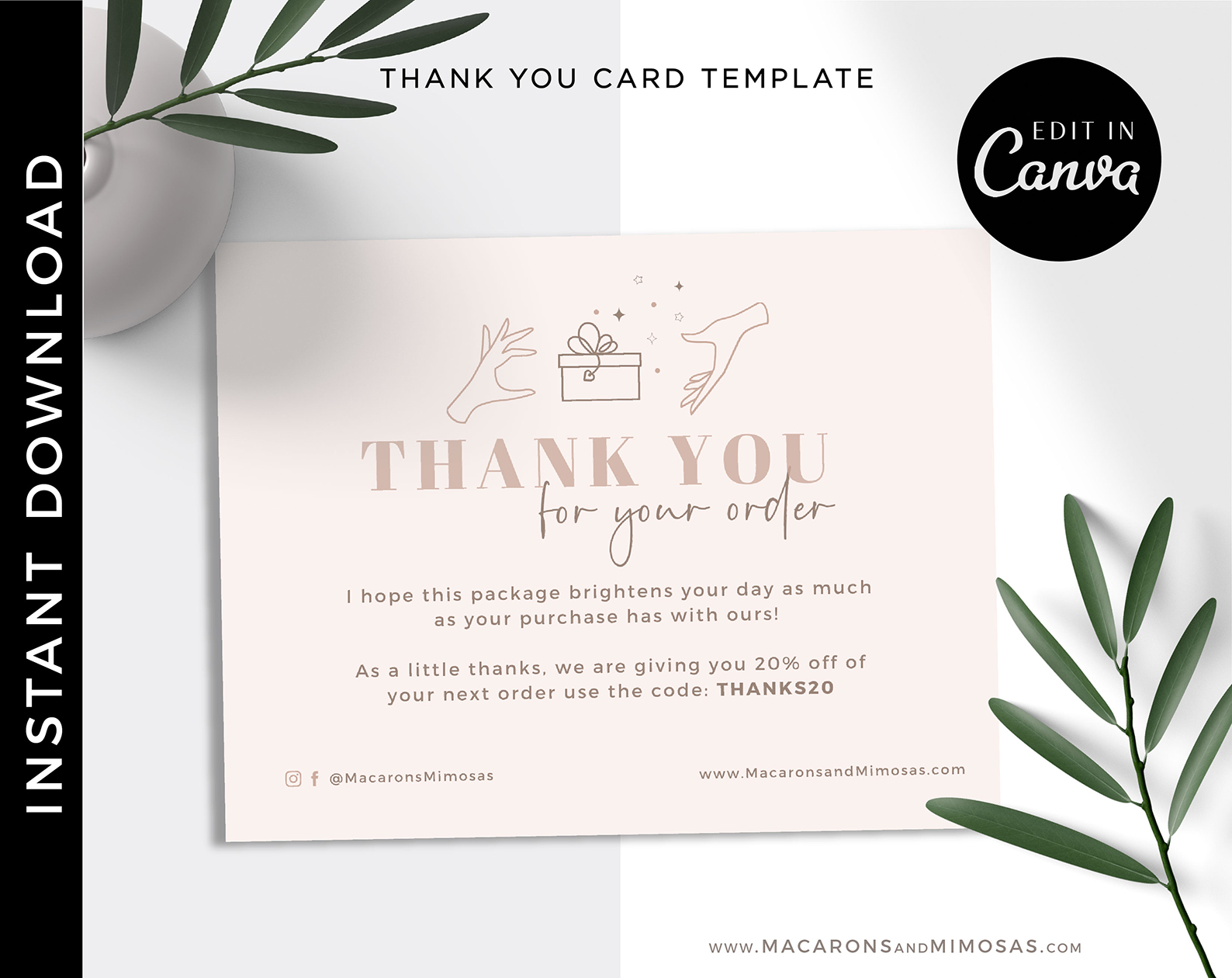 Devyn // Thank You Cards Inside Thank You Note Cards Template