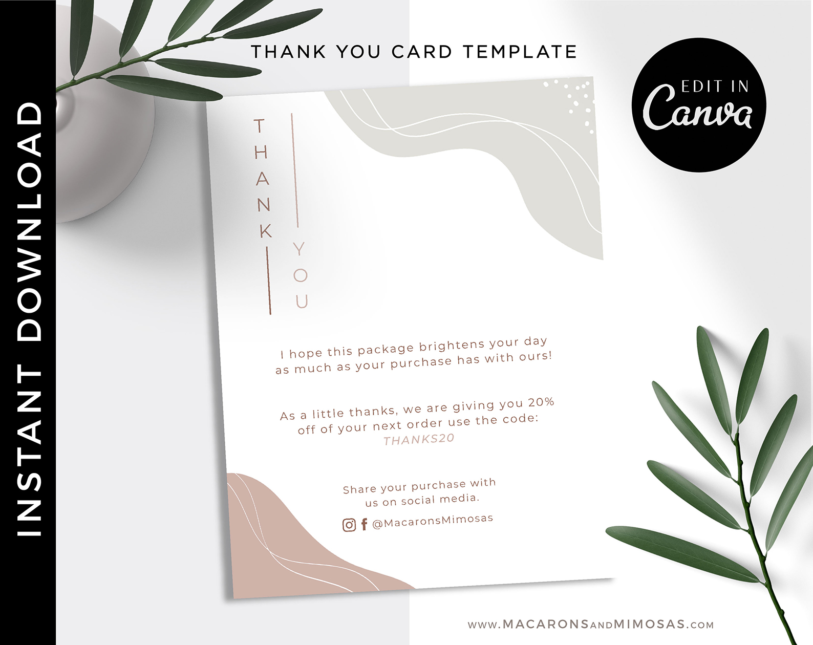 Jade // Thank You Cards Throughout Thank You Note Card Template