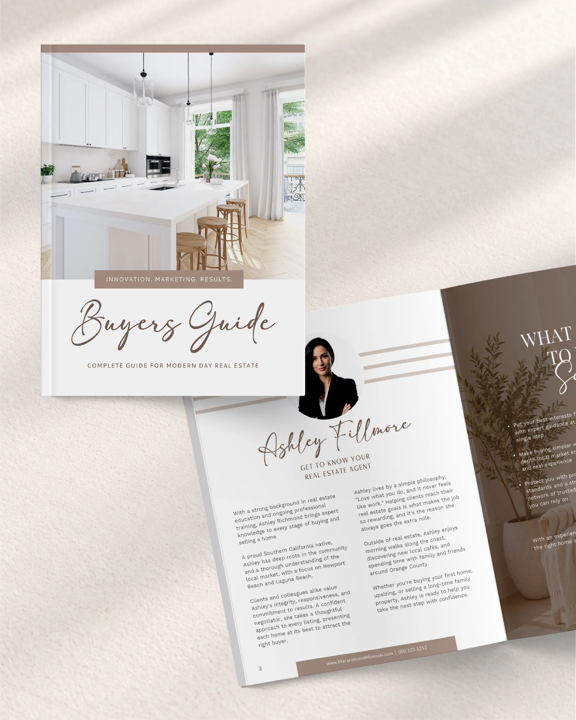 Real Estate Home Buyers Guide Template for Canva, Marketing Presentation Packet with Checklist and Questionnaire for Buying a House